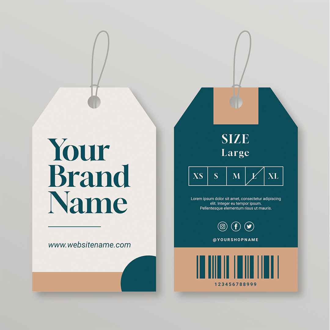 Cetak Hang tag Bandung - Hang tag atau sering juga disebut label gantung ini diberikan pada produk bukan tanpa alasan. Ada fungsi hang tag yang bisa dimanfaatkan oleh produsen sebagai media promosi dan juga branding yang bertujuan untuk menggenjot penjualan.