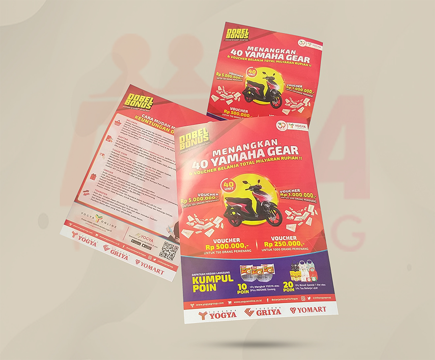 Sebelum mencetak brosur di percetakan, biasanya Anda akan diarahkan untuk membuat desain brosur terlebih dahulu. Agar menarik minat pembaca, brosur perlu didesain secara kreatif. Untuk penjelasan lebih lanjut, silahkan simak artikel ini sampai habis