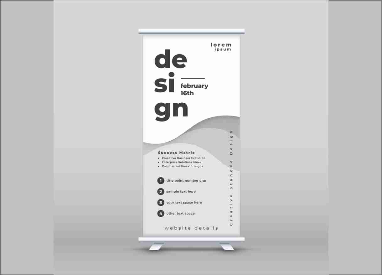 Artikel ini akan membahas berbagai banner stand design ideas yang dapat membantu bisnis Anda menciptakan banner promosi yang menarik, profesional, dan efektif dalam menyampaikan pesan kepada audiens.